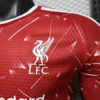 26-27 Liverpool Home Soccer Jersey Player Version Long Sleeve - view 4