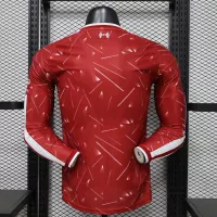 26-27 Liverpool Home Soccer Jersey Player Version Long Sleeve - view 5