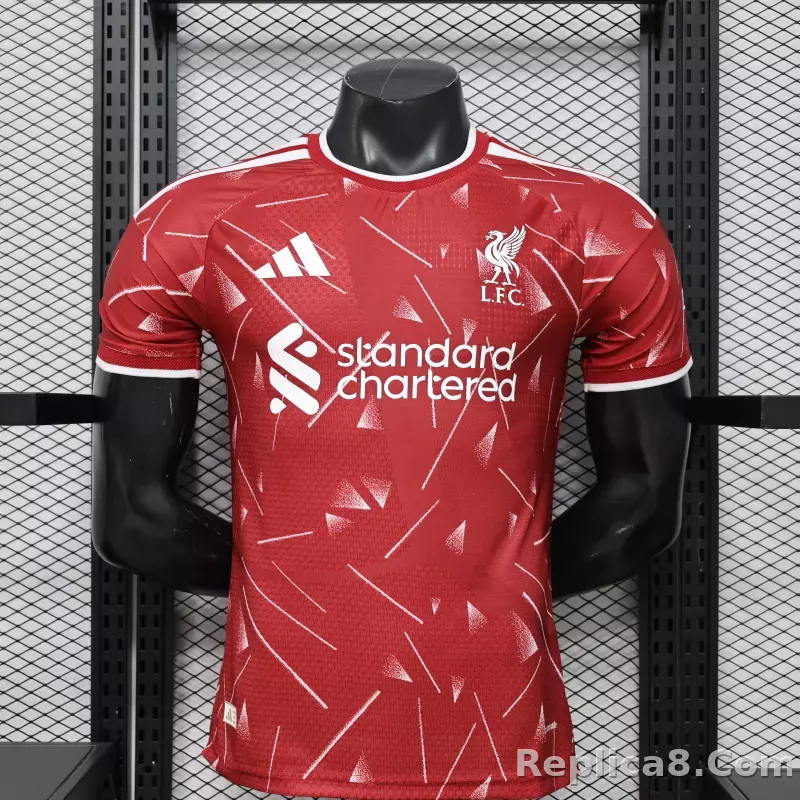 26-27 Liverpool Home Soccer Jersey Player Version