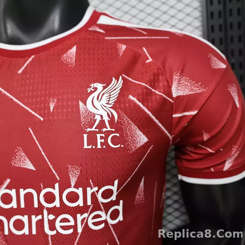 26-27 Liverpool Home Soccer Jersey Player Version - detail