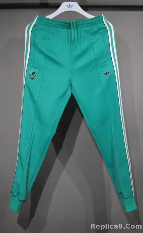 25-26 Liverpool FC Zipper Sweat Terrace Icons Track  Kit(Top+Pants) Green - detail