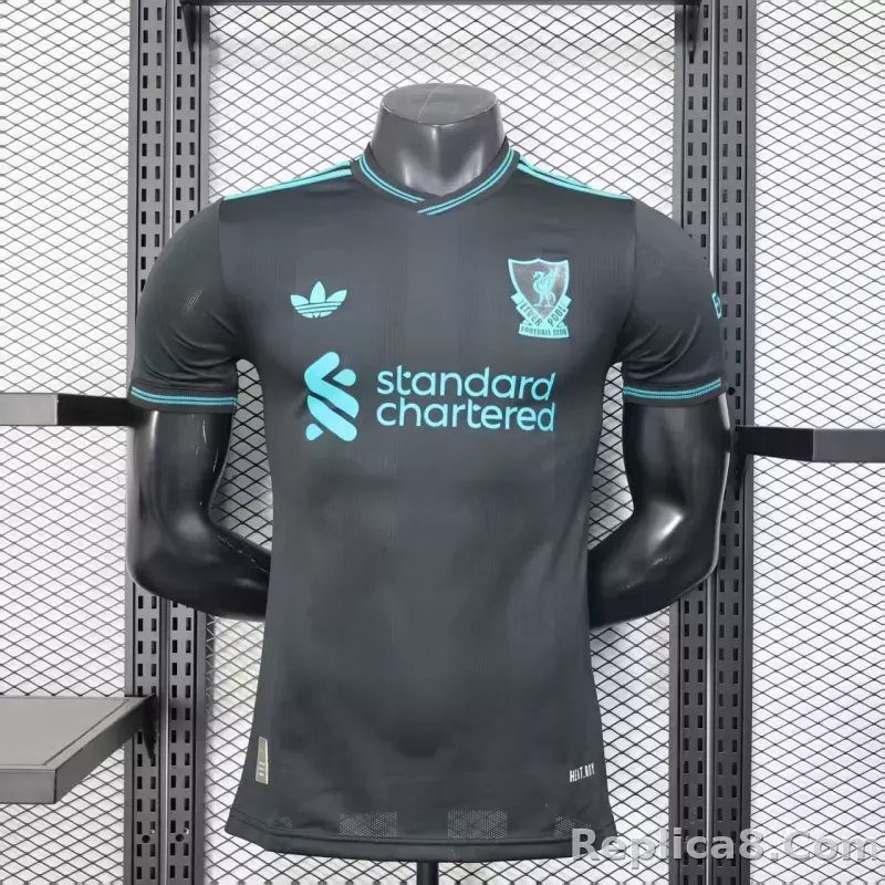 25-26 Liverpool Special Black Soccer Jersey Player Version