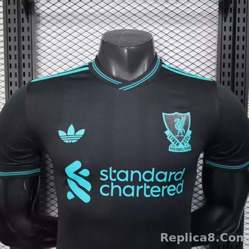 25-26 Liverpool Special Black Soccer Jersey Player Version - detail