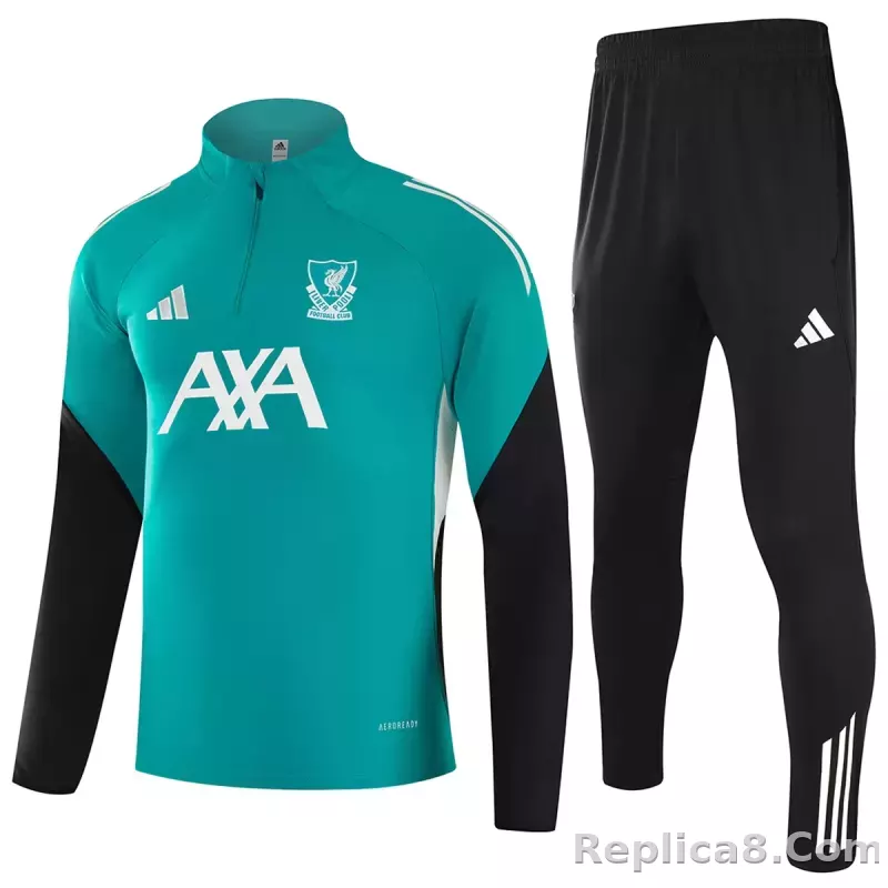 25-26 Liverpool 1/4 Zipper Sweat Kit(Top+Pants) Green