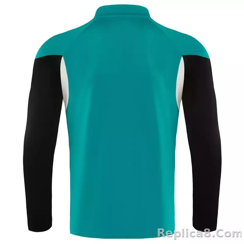 25-26 Liverpool 1/4 Zipper Sweat Kit(Top+Pants) Green - detail