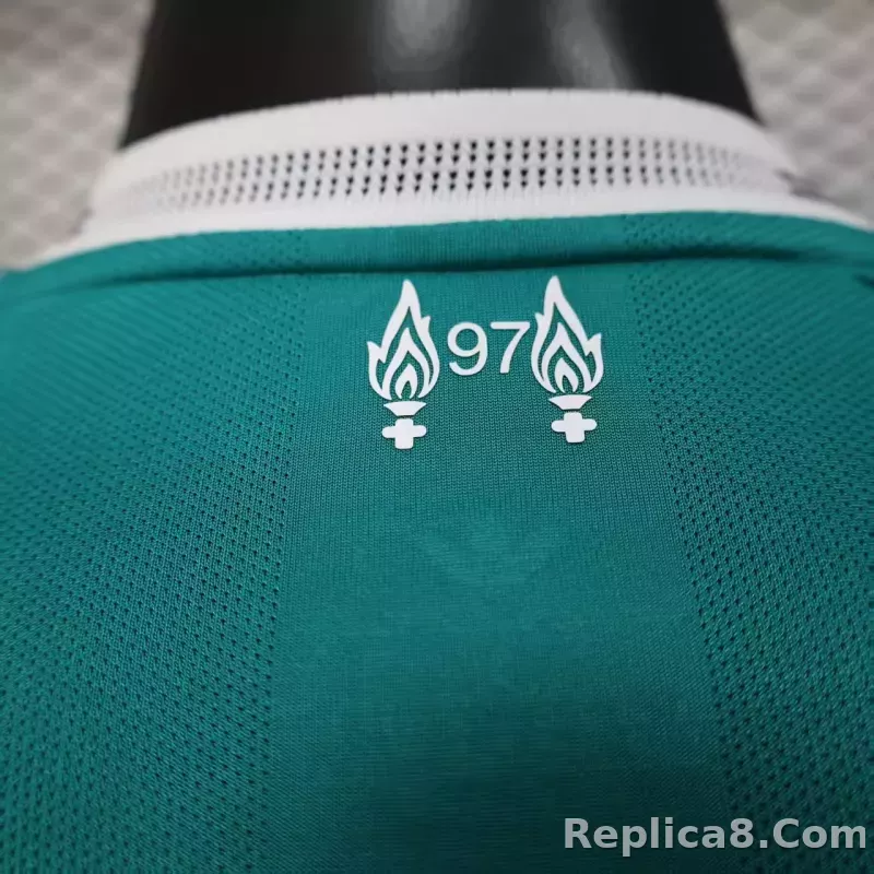 25-26 Liverpool Second Away Soccer Jersey Player Version Long Sleeve - detail