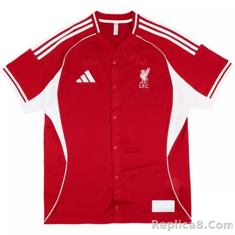 25-26 Liverpool US Baseball Jersey - detail