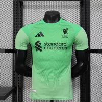 25-26 Liverpool Goalkeeper Green Soccer Jersey Player Version - view 1
