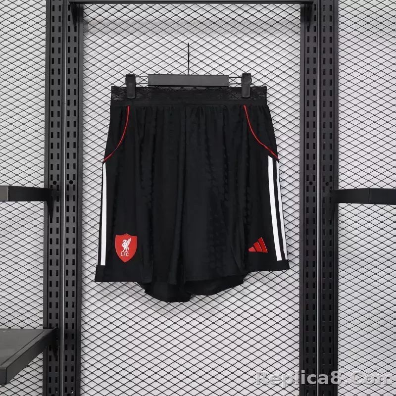 25-26 Liverpool Home Soccer Shorts Player Version