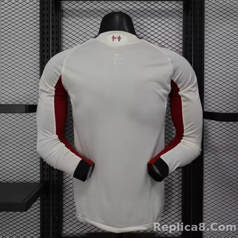 25-26 Liverpool Away Soccer Jersey Player Version Long Sleeve - detail