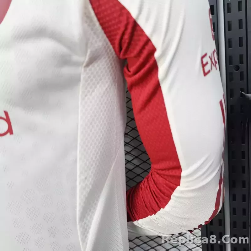 25-26 Liverpool Away Soccer Jersey Player Version Long Sleeve - detail