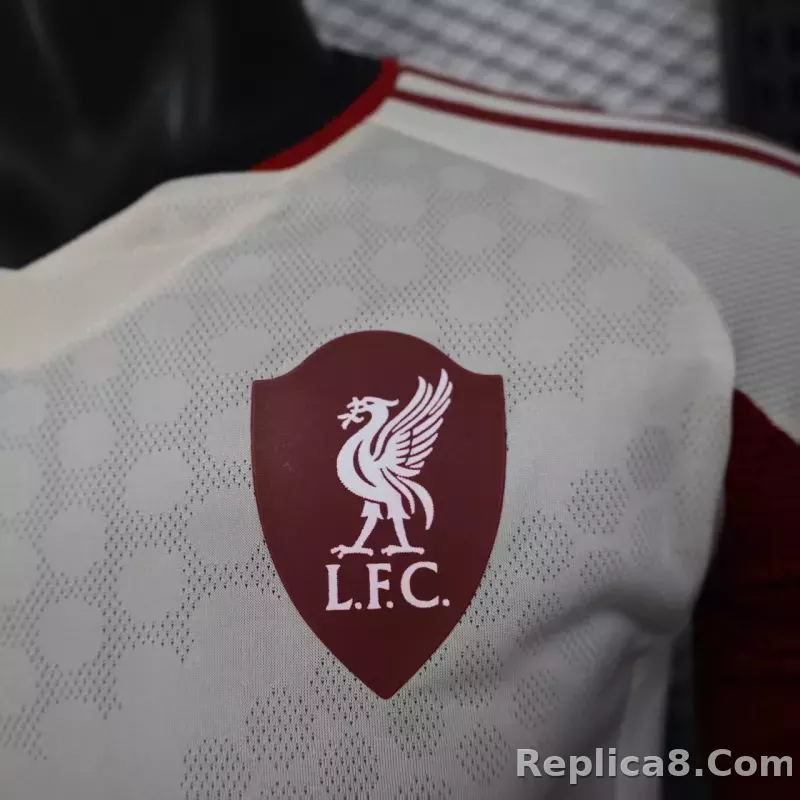 25-26 Liverpool Away Soccer Jersey Player Version Long Sleeve - detail