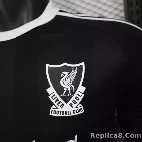 25-26 Liverpool Goalkeeper Black Soccer Jersey Player Version - detail