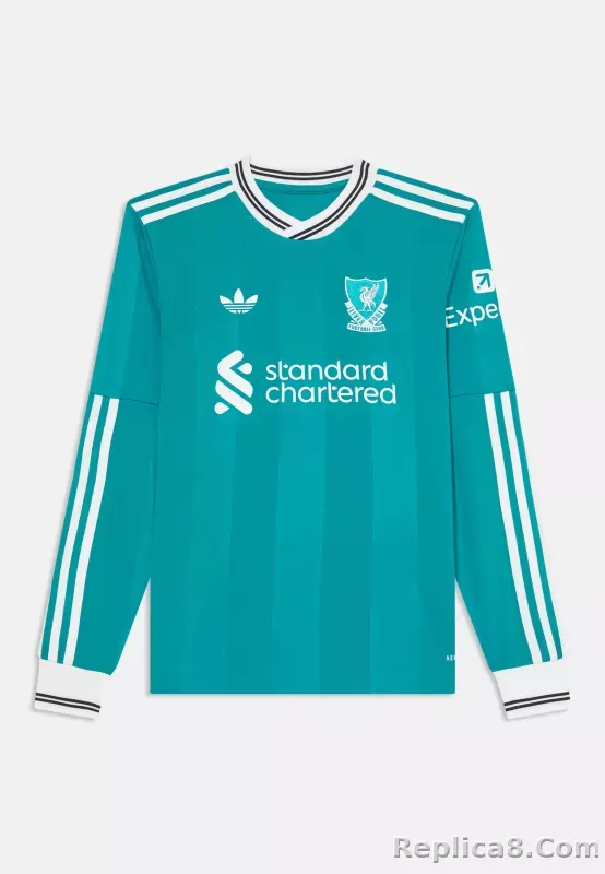 25-26 Liverpool Third Away Football Jersey Long Sleeve - detail
