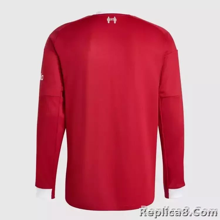 25-26 Liverpool Home Football Jersey Long Sleeve - detail
