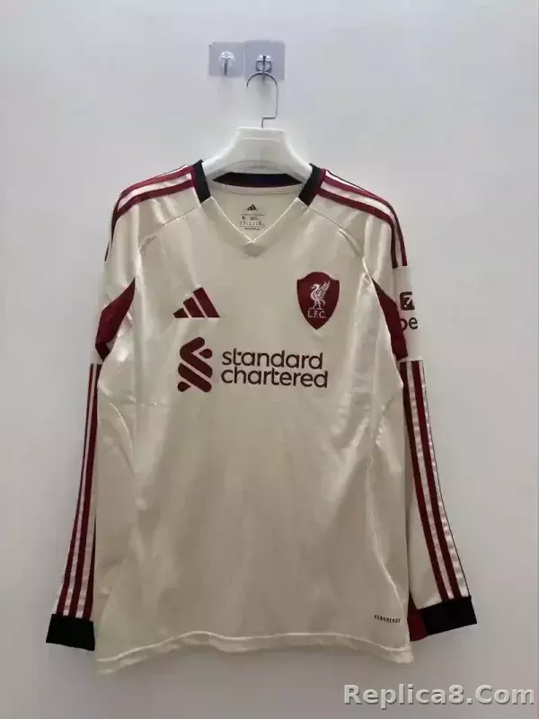 25-26 Liverpool Away Football Jersey Long Sleeve