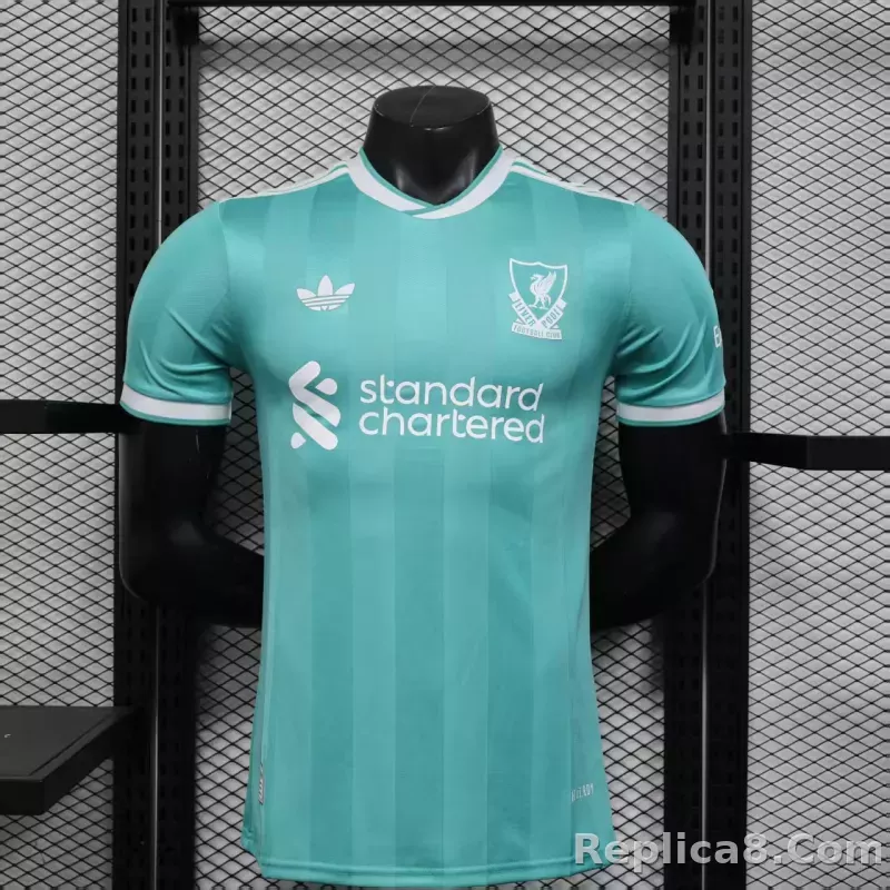 25-26 Liverpool Second Away Soccer Jersey Player Version
