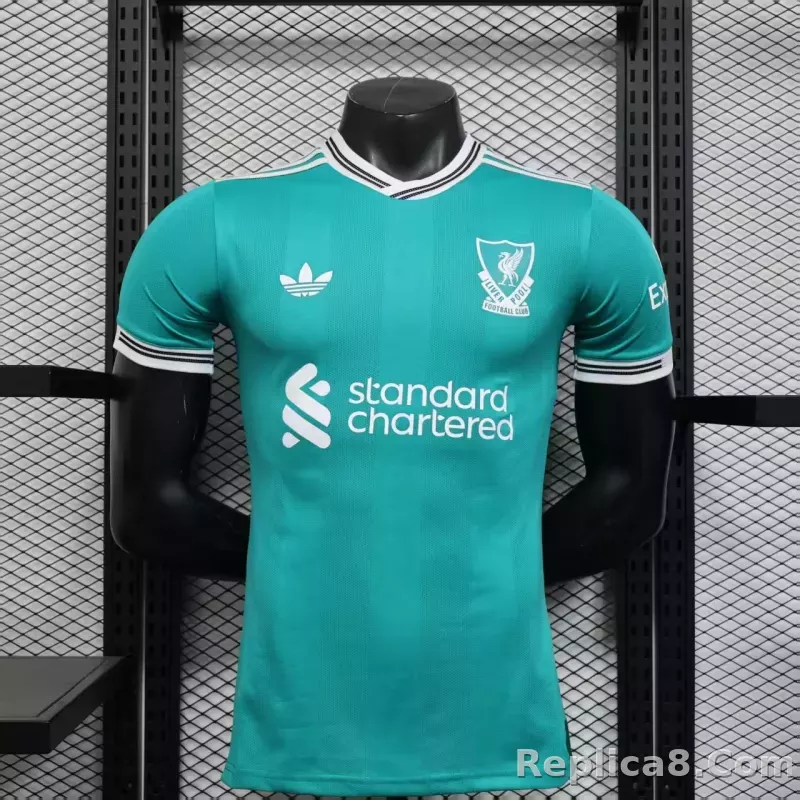 25-26 Liverpool Third Away Green Soccer Jersey