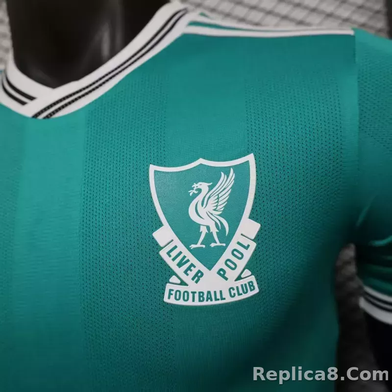 25-26 Liverpool Third Away Green Soccer Jersey - detail