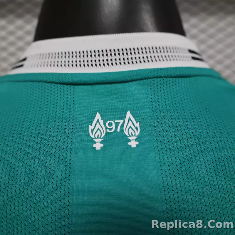 25-26 Liverpool Third Away Green Soccer Jersey - detail