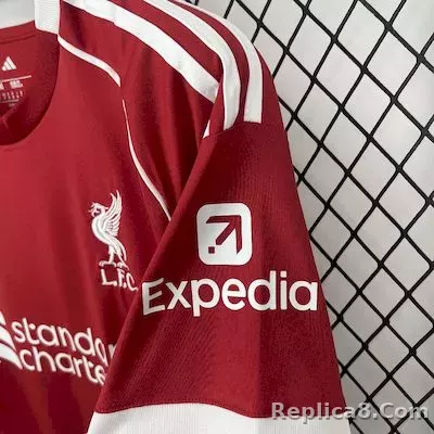25-26 Liverpool Home Football Jersey - detail