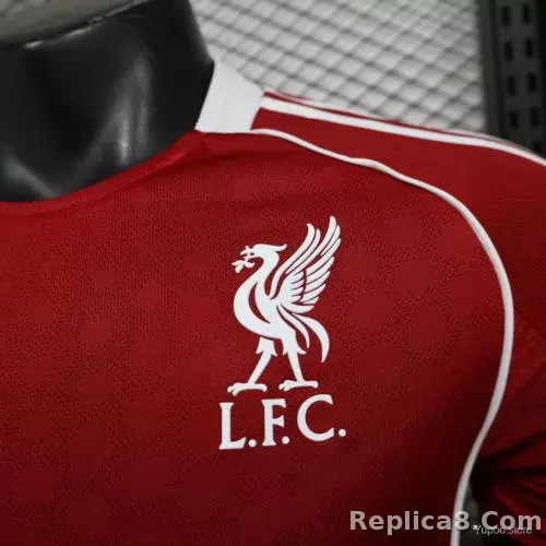 25-26 Liverpool Home Soccer Jersey Player Version - detail