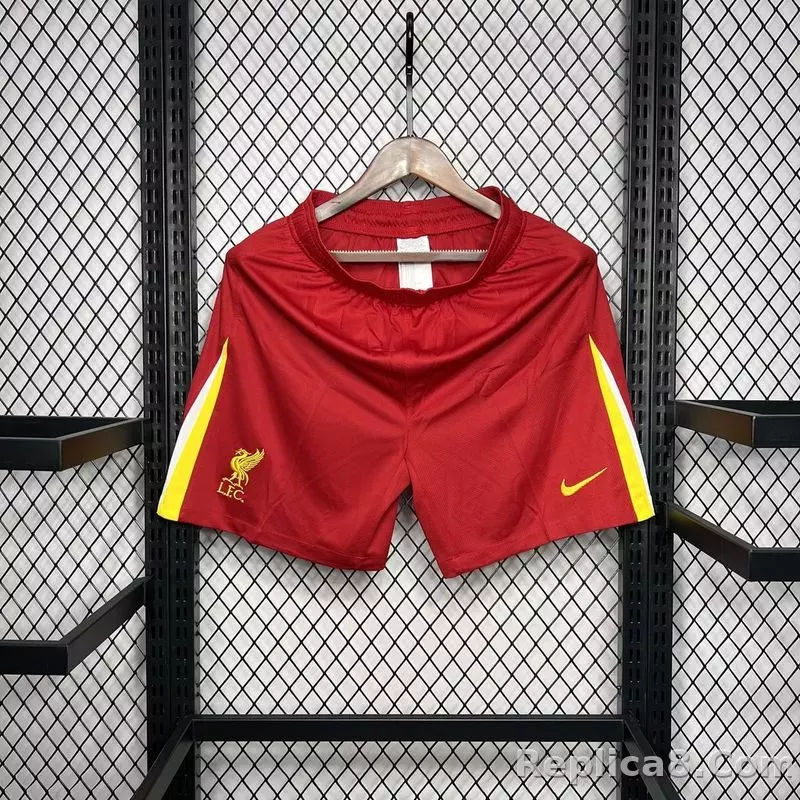 24-25 Liverpool Home Soccer Shorts