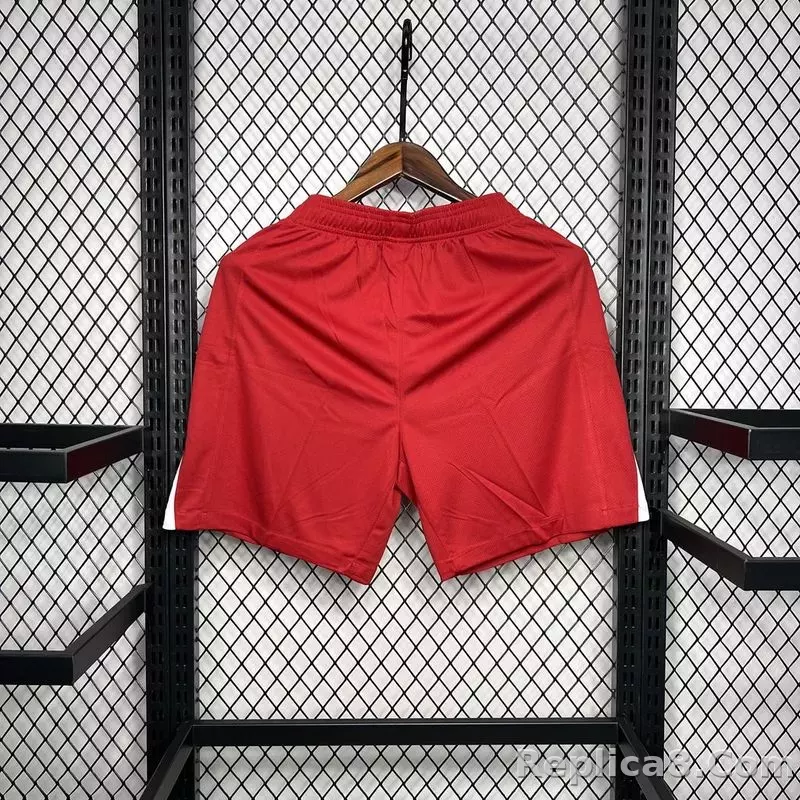 24-25 Liverpool Home Soccer Shorts - detail