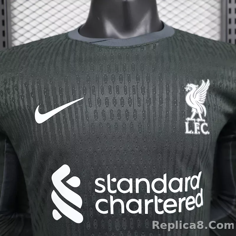 24-25 Liverpool Away Player Version Long Sleeve - detail