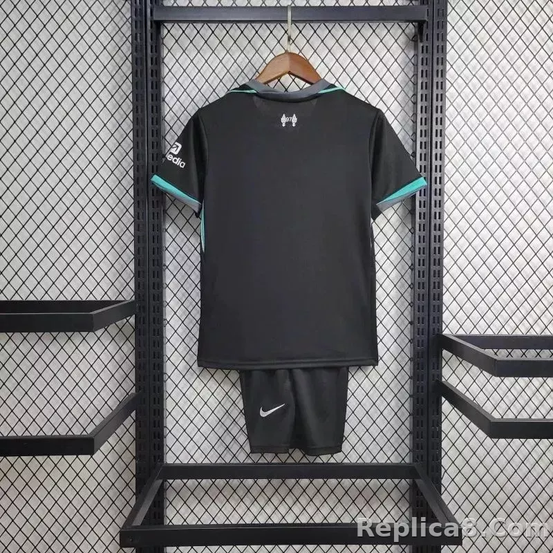 24-25 Liverpool Away Football Kids Kit Jersey+Shorts - detail