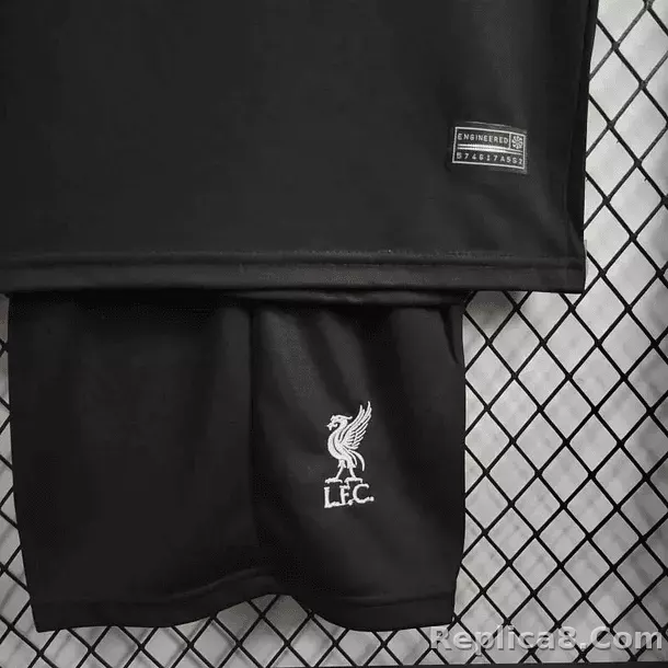 24-25 Liverpool Away Football Kids Kit Jersey+Shorts - detail