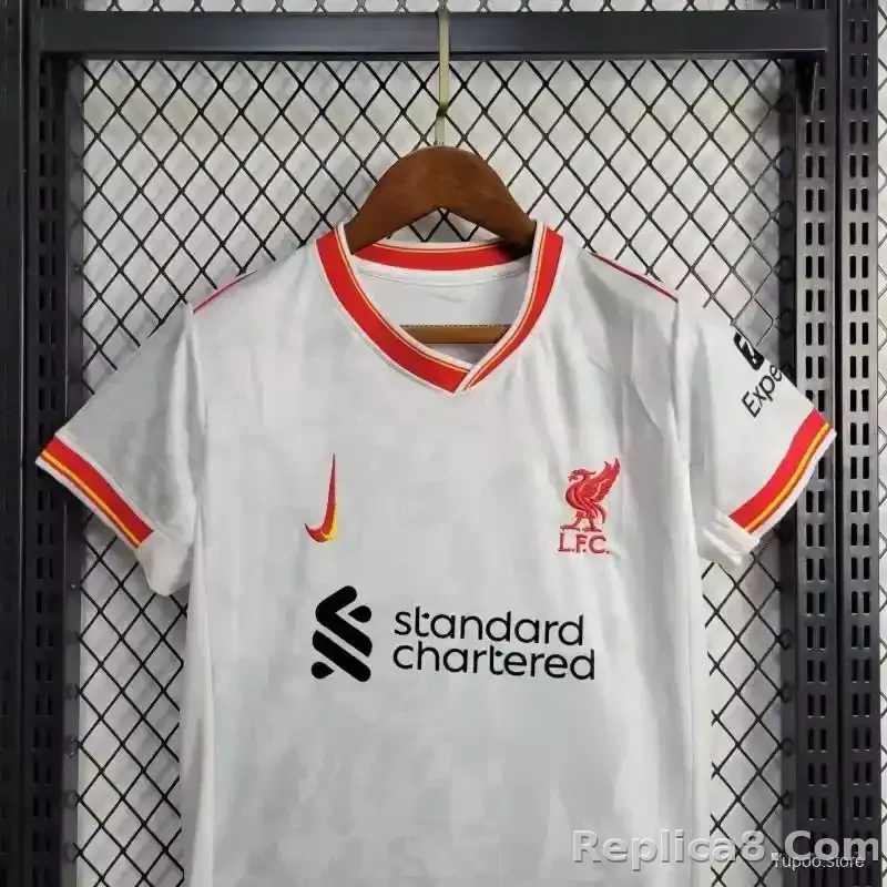 24-25 Liverpool Third Away Football Kids Kit Jersey+Shorts - detail