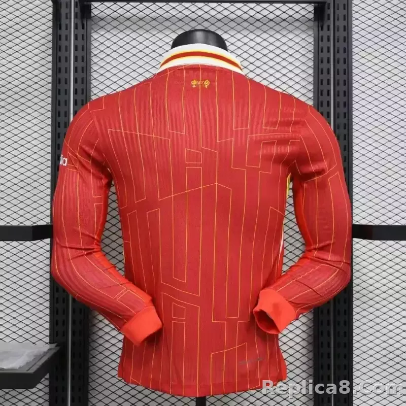 24-25 Liverpool Home Player Version Long Sleeve - detail