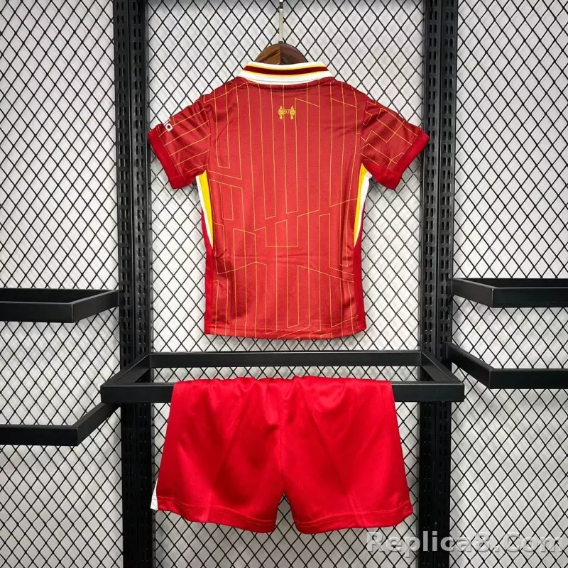 24-25 Liverpool Home Football Kids Kit Jersey+Shorts - detail