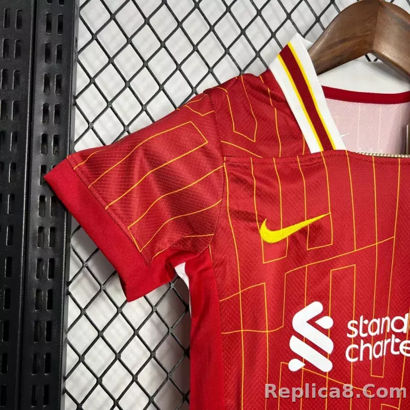 24-25 Liverpool Home Football Kids Kit Jersey+Shorts - detail