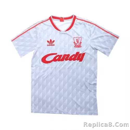 1989/91 Liverpool Away Retro Jersey - detail