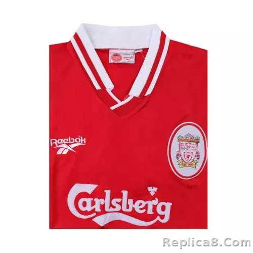 1996/97 Liverpool Home Retro Version Jersey - detail
