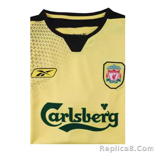 2004/05 Liverpool Away Retro Version Jersey - detail