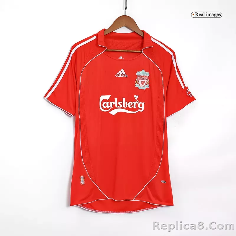 2006/07 Liverpool Home Retro Version Jersey - detail