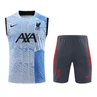 Liverpool Sleeveless Training Kit White&Blue 2023/24 - view 1