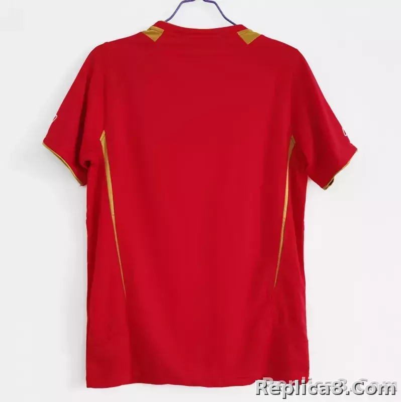 05-06 Liverpool Home Retro Jersey - detail
