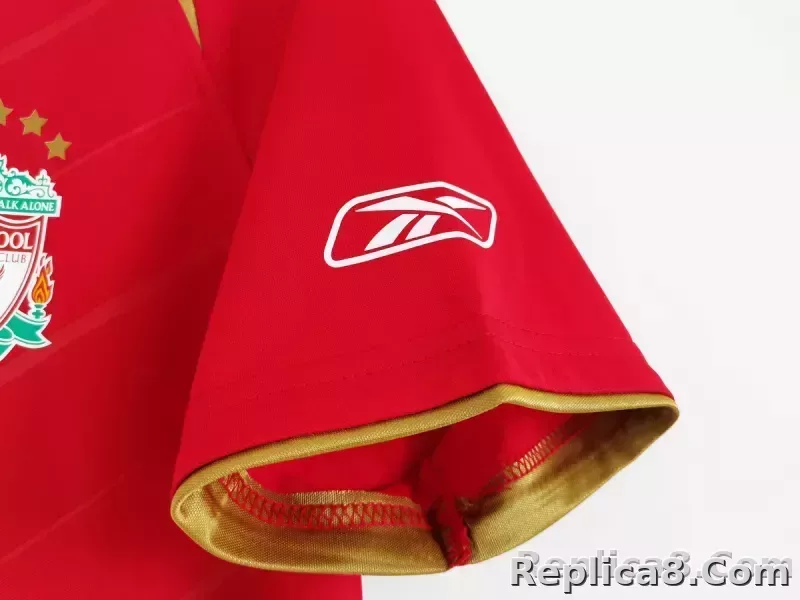 05-06 Liverpool Home Retro Jersey - detail