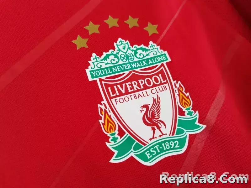 05-06 Liverpool Home Retro Jersey - detail