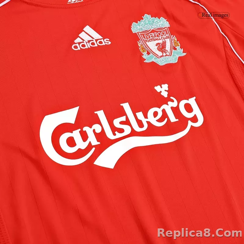 06-07 Liverpool Home Retro Jersey - detail