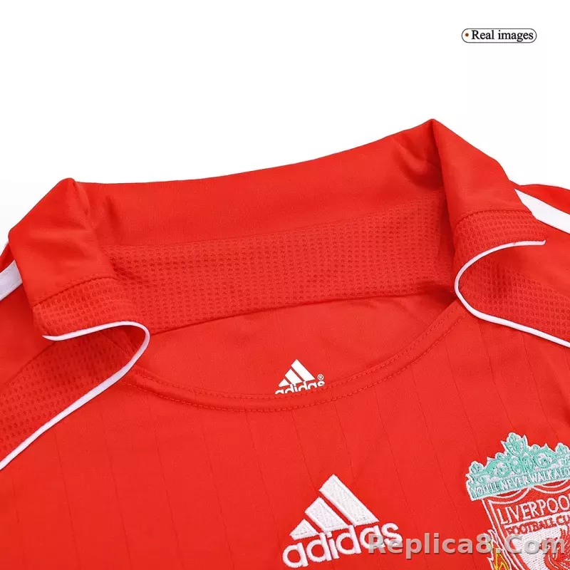 06-07 Liverpool Home Retro Jersey - detail