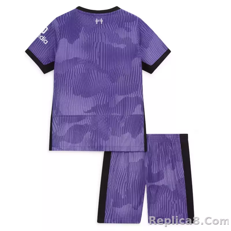 23-24 Liverpool Third Away Kids Kit Jersey+Shorts - detail