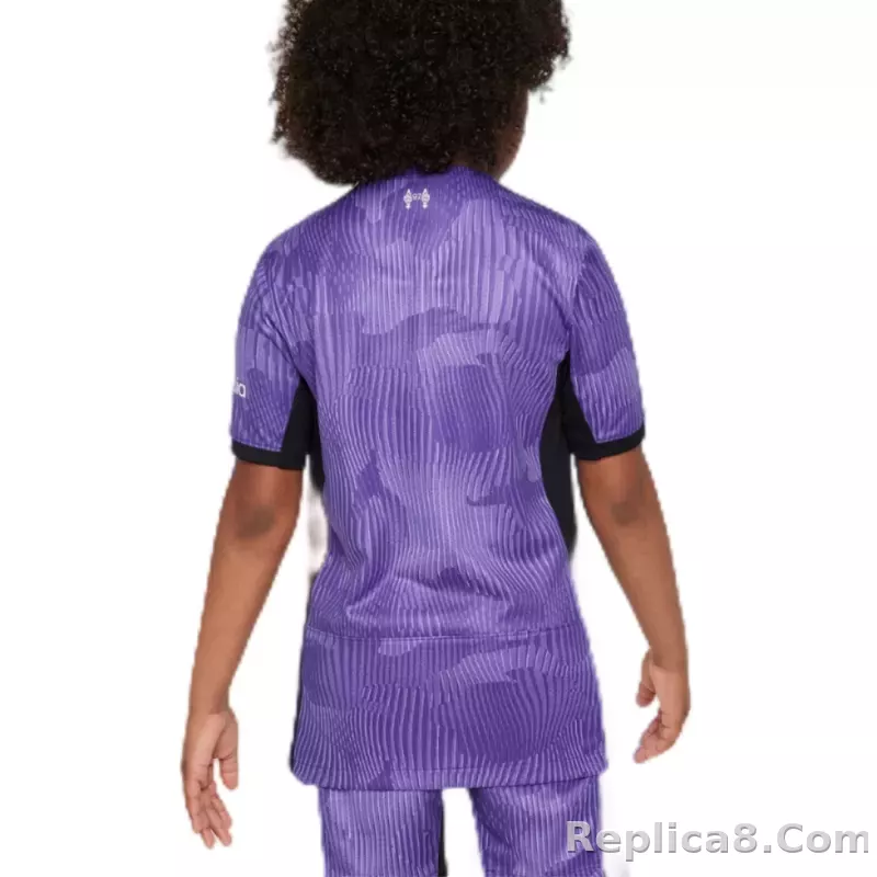 23-24 Liverpool Third Away Kids Kit Jersey+Shorts - detail