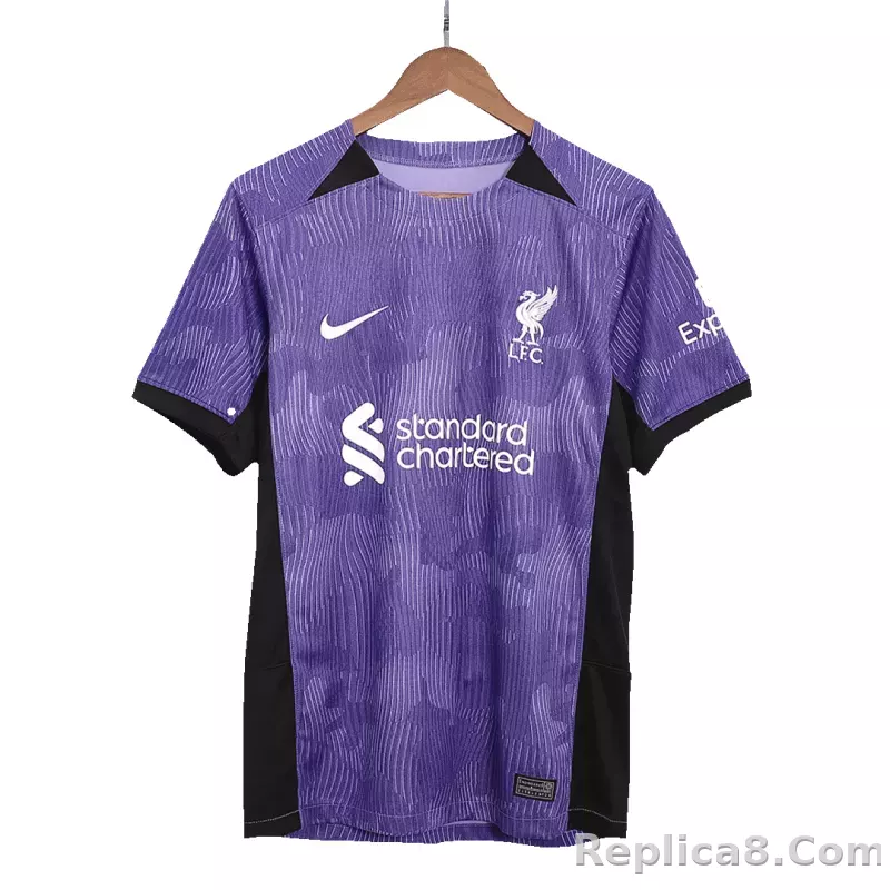 23-24 Liverpool Third Away Kit Jersey+Shorts - detail