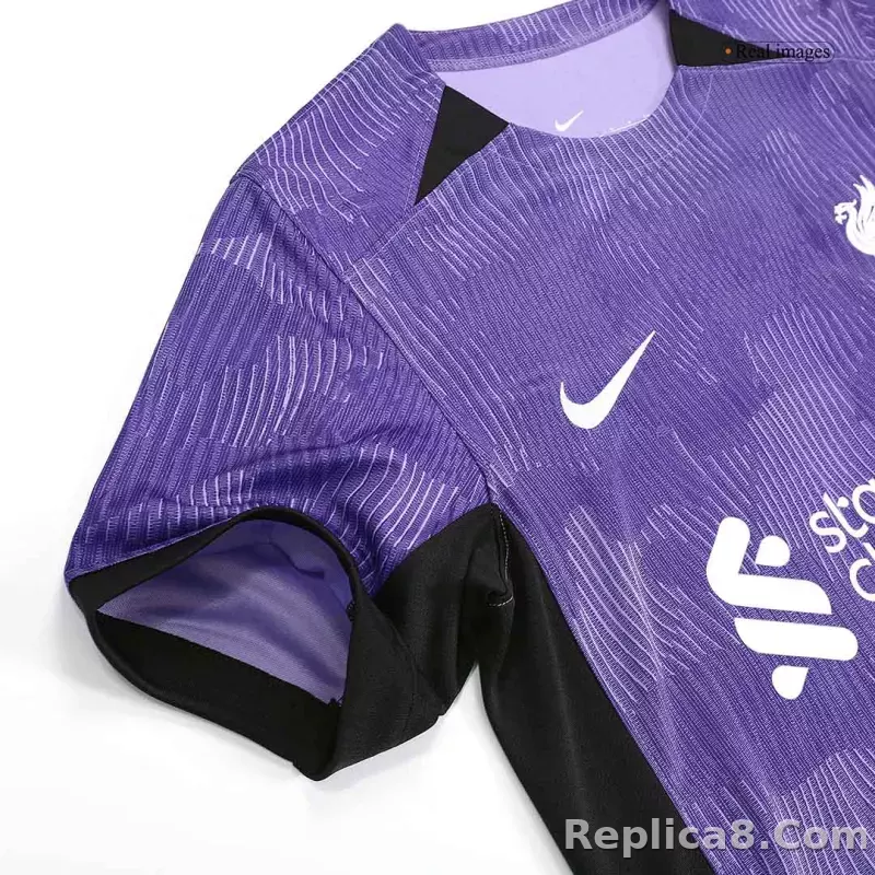 23-24 Liverpool Third Away Kit Jersey+Shorts - detail