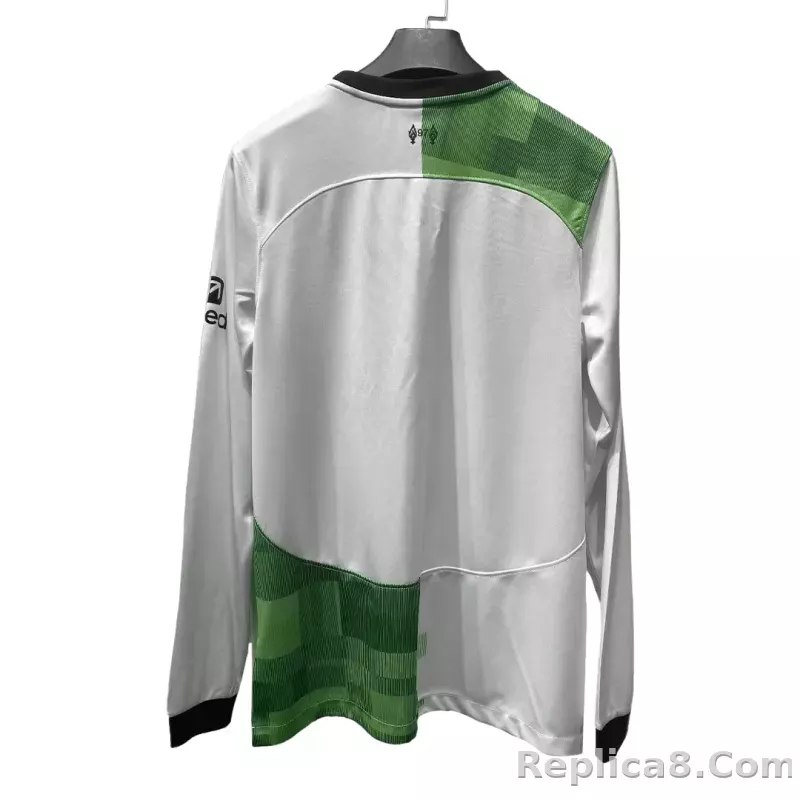 23-24 Liverpool Away Long Sleeve Jersey - detail